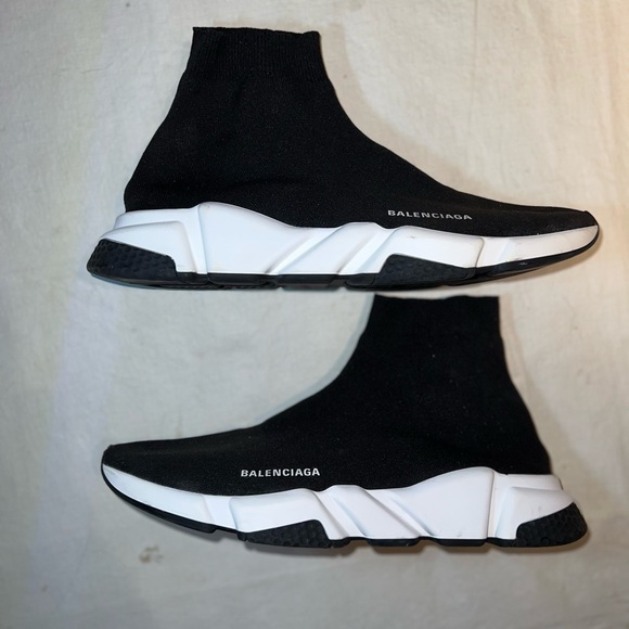 Balenciaga Black Speed Trainers - Picture 1 of 4
